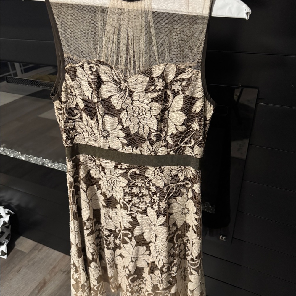 Floral Mesh Dress